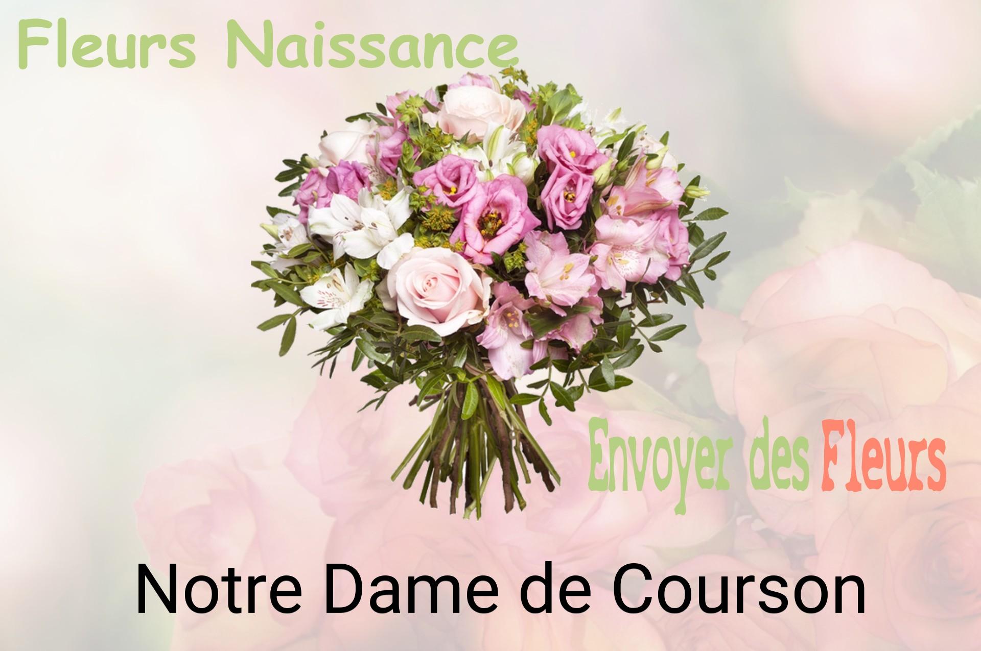 Bouquet de fleurs de naissance livré à Notre-Dame-de-Courson